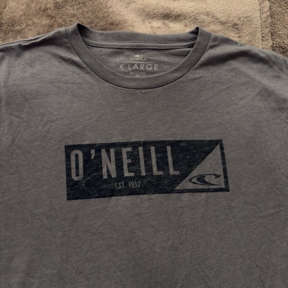 O'Neill Gray Logo Short Sleeve Tee